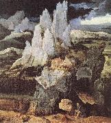 PATENIER, Joachim St Jerome in Rocky Landscape af oil painting picture wholesale